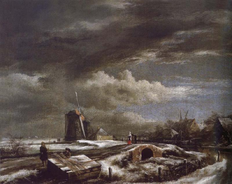 Jacob van Ruisdael Winter Landscape